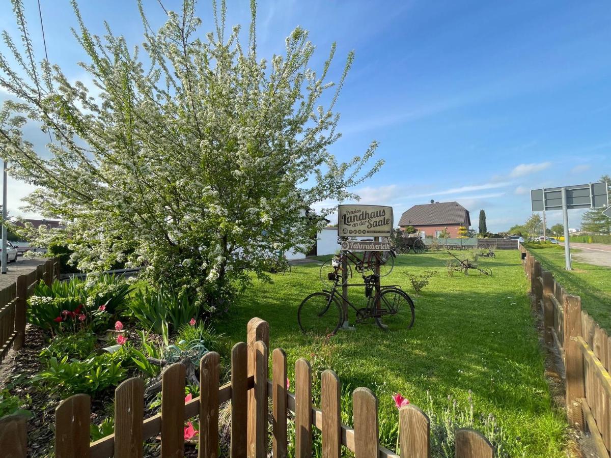 Pension Landhaus An Der Saale Бернбург Екстериор снимка